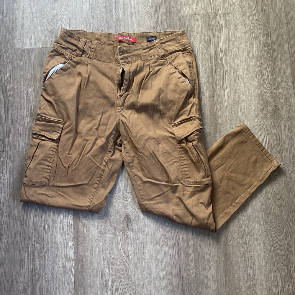 UNIONBAY Tan High Rise Cargo Pants